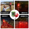 Solar Warning Light, 2 Pack, Outdoor, Waterproof, Solar Charging, Security