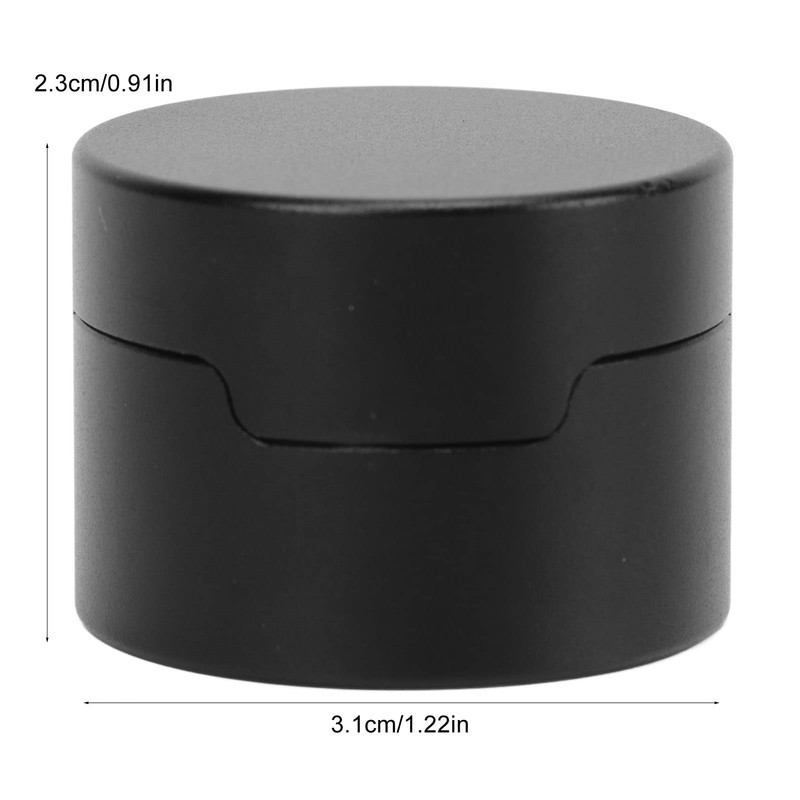 SUNGOOYUE Round Billiard Chalk Case, Aluminum Alloy Chalk Box Holder