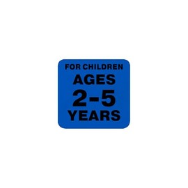 American Swing Playground Warning Label - 2-5 Years