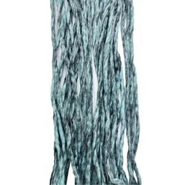 Maker's Craft Two Tone Fine Felt Merino Bulky Wool Yarn 100 Grams 25 Yards, Very Luxurious and Soft Yarn for Knitting, Crocheting, Weaving and Weaving DIY with Vintage colors (Sea Green)