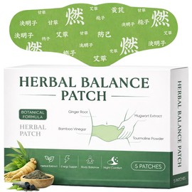 NEWUREHO Japanese Herbal Balance Patch for Waist & Body, Non-Irritating for Stomach & Daily Use, Breathable Snatch Patch Design for Work, Travel & Night Routine(1pcs)