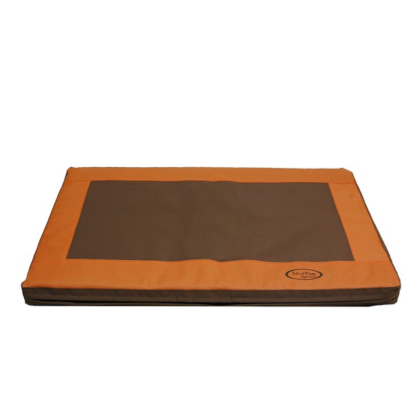 Mud River Memory Foam Crate Cushion, Brown, X-Large/Jumbo