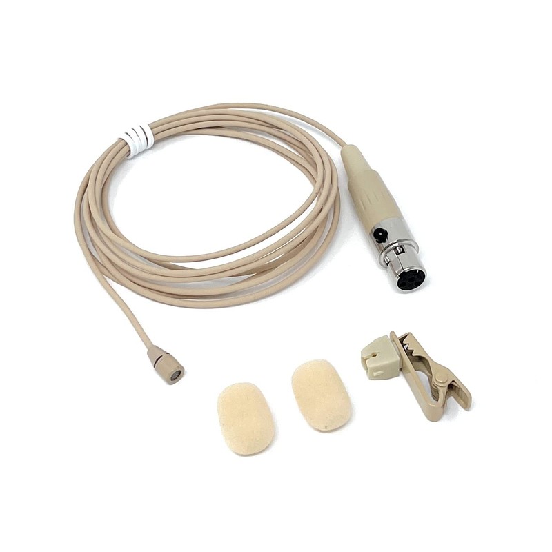 Pair of Lavalier Lapel Mics w/ 4 pin Mini XLR