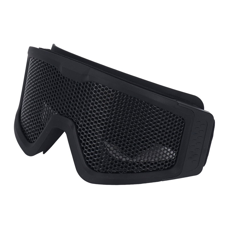 Safety Goggles Breathable Shock Resistant Iron Mesh Patterned Wind Sand