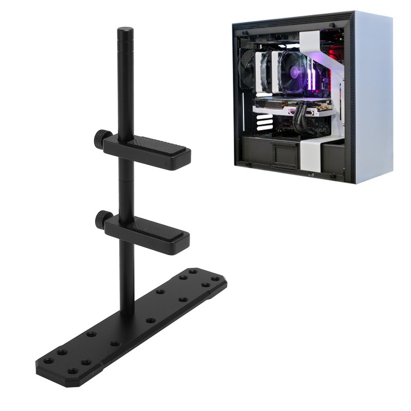 Graphics Card Support Bracket with Rubber Pad Porous Position Adjustment