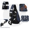 TUDEQU Sling Bag for Men,8 Pocket Sling Backpack Men,19L Sling