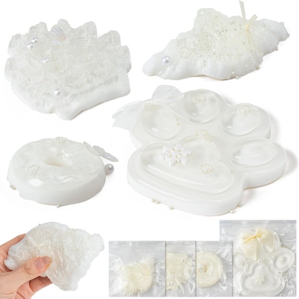GKgyeus Handmade Taba Squishy Toys - 4Pcs Large Paw Squeeze