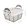 Ciieeo Large Volume Iron Wire Fruit Basket Liner Easy to