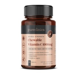Double Strength Chewable Tablets Vitamin C 1000 mg x 120 Tablets – 4 Months Supply! SKU: CHEWVC