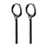 Jewelry Stainless Steel Hinged Earrings Bar Dangle Drop Earrings,Long tassel