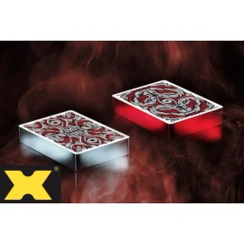 DEMON V2 Vengeance Classic Silver Gilded 1/250 Playing Cards by Card Mafia