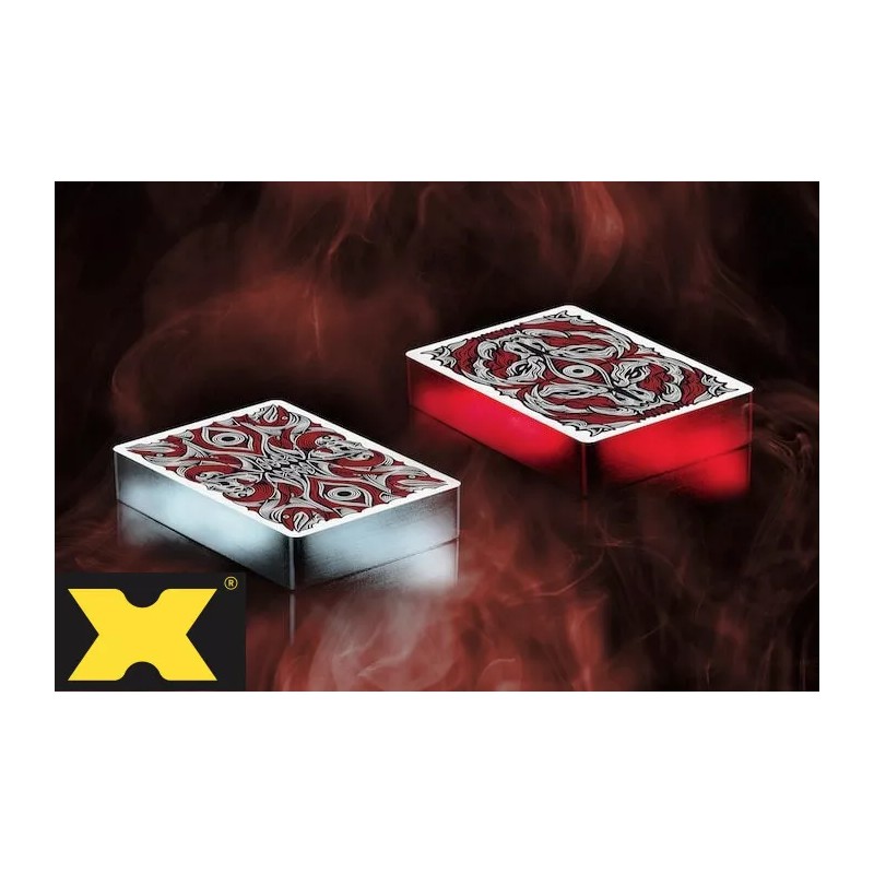 DEMON V2 Vengeance Classic Silver Gilded 1/250 Playing Cards by