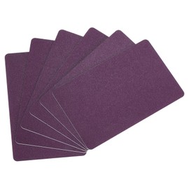 MECCANIXITY 40pcs Blank PVC Cards Color, CR80 30Mil Plastic Cards Blank ID Card Waterproof for ID Badge, Credit Cards, Identification Badges, Printer, Purple