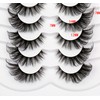 Poolunch False Eyelashes Cat Eye Lashes 8D Volume Wispy Natural