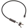 Bridgestone WL-AD.B Allock Bicycle Key Wire Lock, Black, Anti-Theft, Anti-Theft,