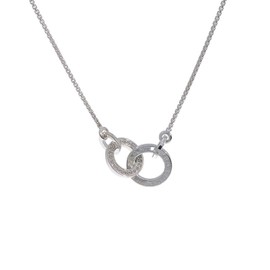 Thomas Sabo Women's Together Forever Silver Zirconia Necklace of Length 40-45cm SCKE150159