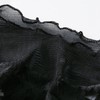Silk lace neck cover black