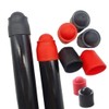 SquEqu 12 Pack Billiard Cue Butt End Protector Cap Shockproof