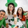 Totelux St Patricks Day face Stickers Shamrock Glitter Tattoos Green