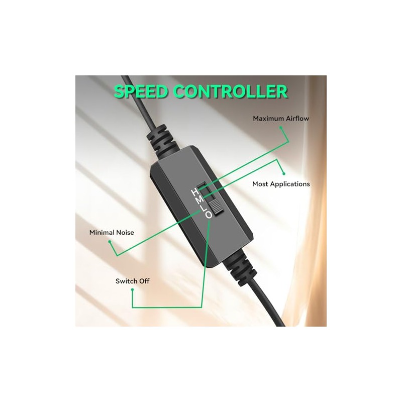 ventilador USB para computadora de 120 mm, ventilador USB con