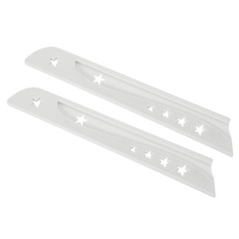 PATIKIL Plastic Safety Knife Cover Sleeves for 8.5" Bread Knife, 2 Pack Knife Blade Guard Protector Universal Kitchen Knife Sheath for Kitchen Bar, White