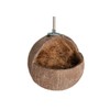 Crevyteg Coconut Shell Bird House, Natural Bird Nest, Eco-Friendly Bird