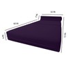Amfuton Purple Sleeper Chair Folding Foam Beds, Portable Flip Couch