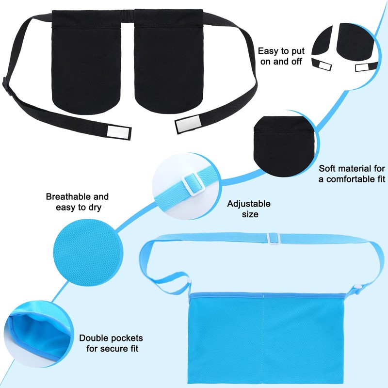 Mastectomy Drain Holder Adjustable Drain Pouch with Shower Bag Mastectomy