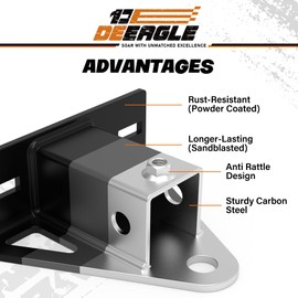 Lawn Mower Hitch 2" Receiver, Trailer Hitch for Zero Turn Lawn Mower
