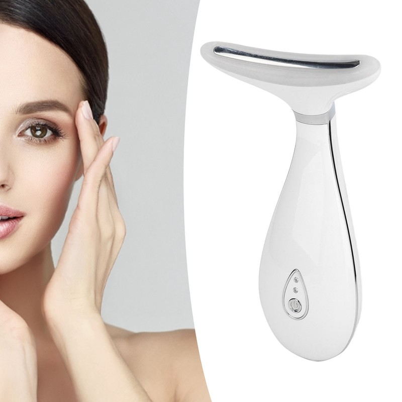 Face Neck Beauty Device Vibration Skin Lifting Tightening Color LED