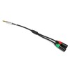 0.3M 24AWG Pure Copper Double Shield 6.35 Male to Double