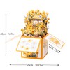 AimtoHome 3D Pop Up Greeting Card with Daffodils Garden Design,