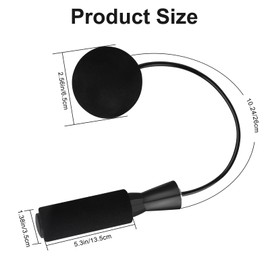 RETON 2Pack Ropeless Jump Rope Weighted Skipping Rope for Fitness Training, Cordless Adjustable Ropes with Foam Handles for Men Women Kids