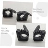 Ciieeo 2Pcs Quick Release Rubber Clamp for Mounting Tools and