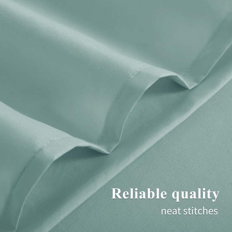 Aisbo Pillow Cases 2 Pack - Sage Green Standard 50x75