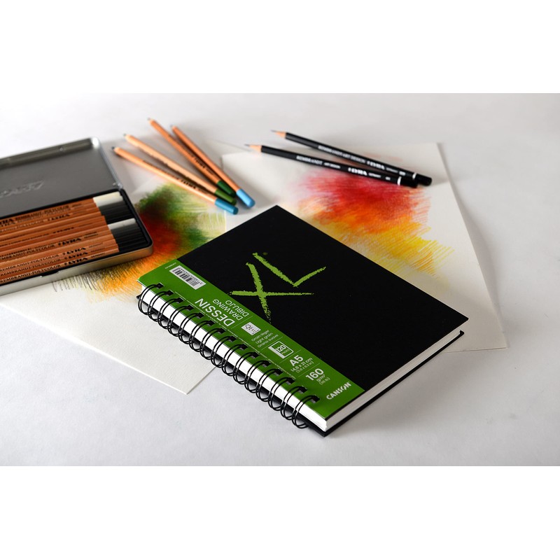 Canson XL Design C31200L017 Notebook A5 60 Sheets Fine 160