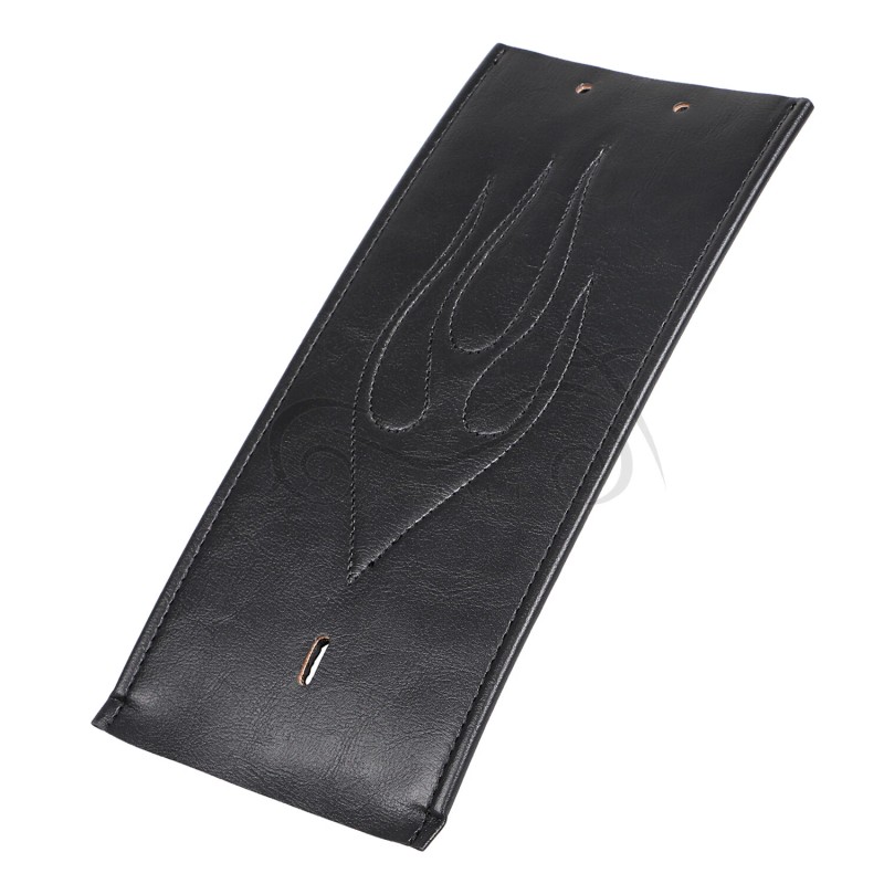 Unbranded Gas Tank Panel Bib PU Leather For Harley Dyna