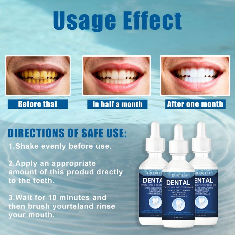Advanced Enamel Repair Liquid with Nano Hydroxyapatite & Theobromine, Remineralizing