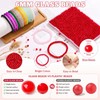 500Pcs Brown Glass Beads for Jewelry Making Kit