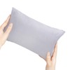Bustlwor Small Pillow, Machine Washable, Plain, Small Nap Cushion for