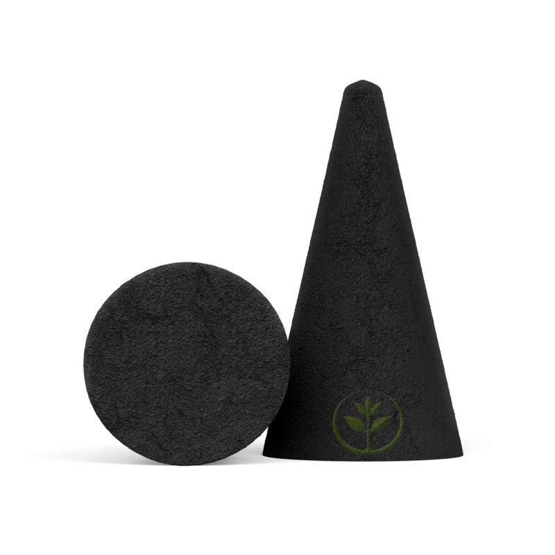 Frankincense Charcoal Incense Cones 1" TOPFLOW - 50 Pack -