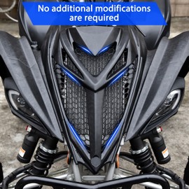 SAUTVS Mesh Grill Radiator Guard Protector for Yamaha Raptor 700, Radiator Shield Plastic Grille Cover for Yamaha Raptor 700 700R 2013-2025 Accessories (Replace #1PE-E2467-00-00)