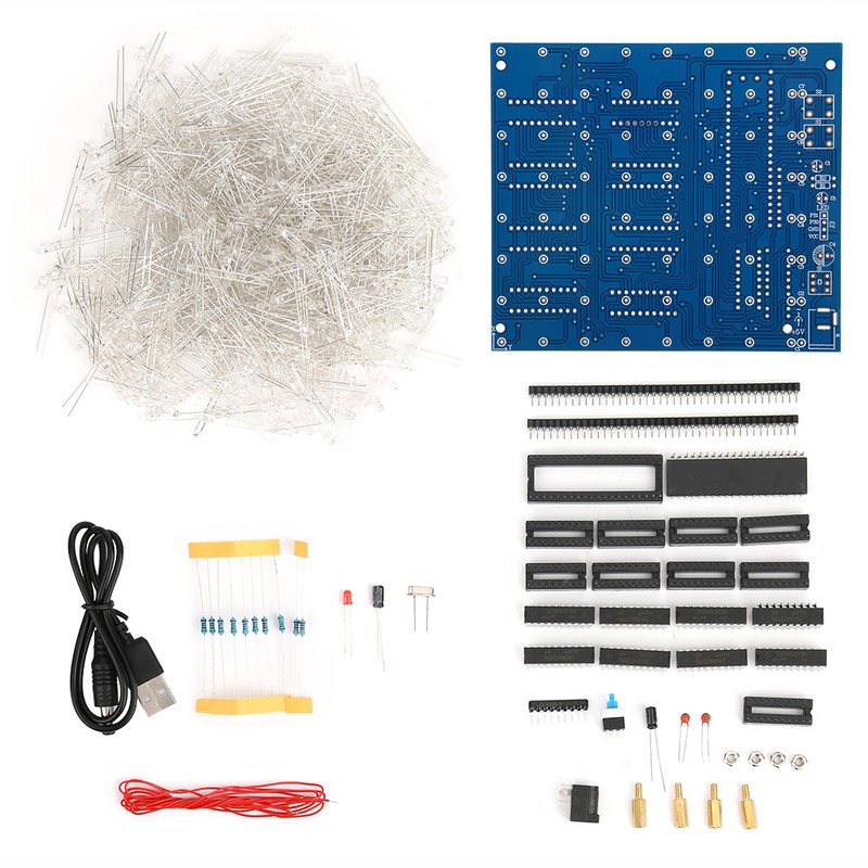 3D LED Light Squared Kit 8 x 8 x 8