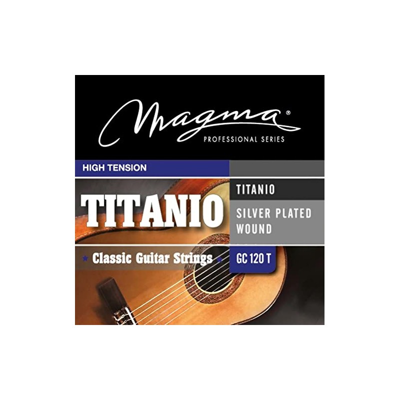 Magma Strings Titanium Classical Guitar Strings High Tension Argentina TITANIO