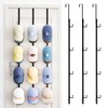 SWTYMIKI Over Door Hat Rack - 3 Packs Metal Hanging
