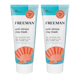 Anti-Stress Clay Mask for Irritated Skin with Dead Sea Minerals and Lavender Calms, 2 Pack, 3 fl oz