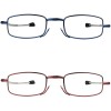 Success Eyewear Reading Glasses 2 Pair Blue and Burgundy Readers