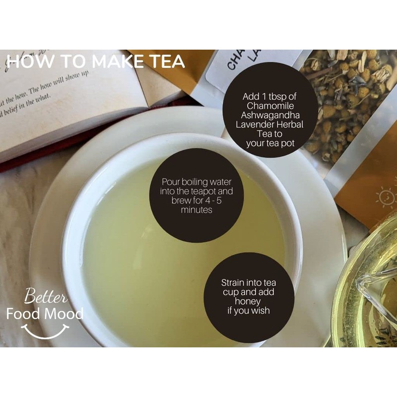 Better Food Mood Sleep Tea Chamomile Ashwagandha & Lavender Loose