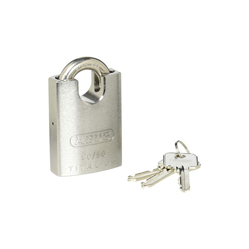 Japan Lock BP90RK Titanium Padlock, 2.0 inches (50 mm), 3