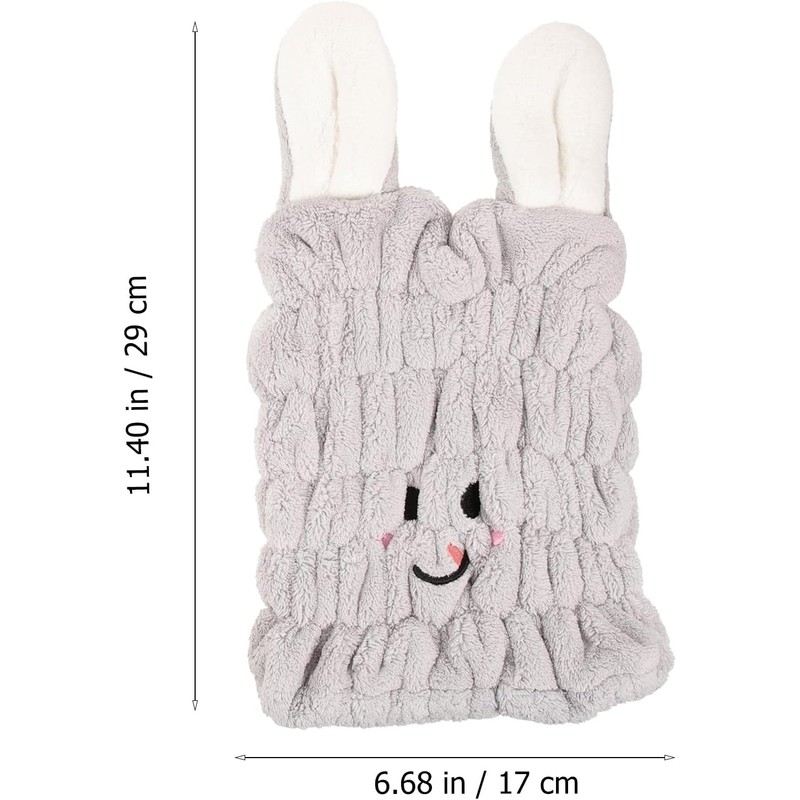 2 Piezas Gorro Secado Rápido para Niñas Toalla Absorbente de